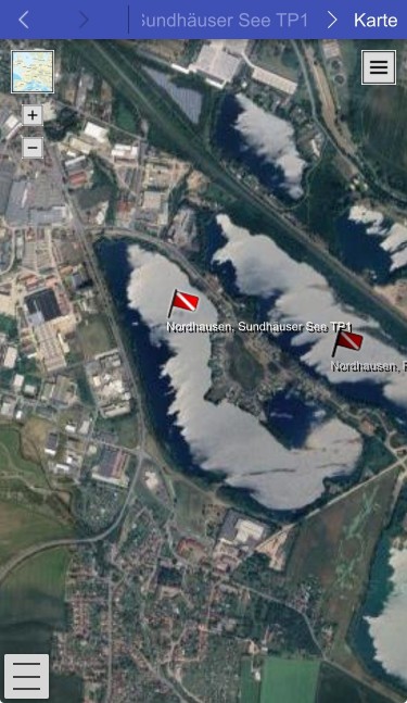 Abbildung: Map of dive site