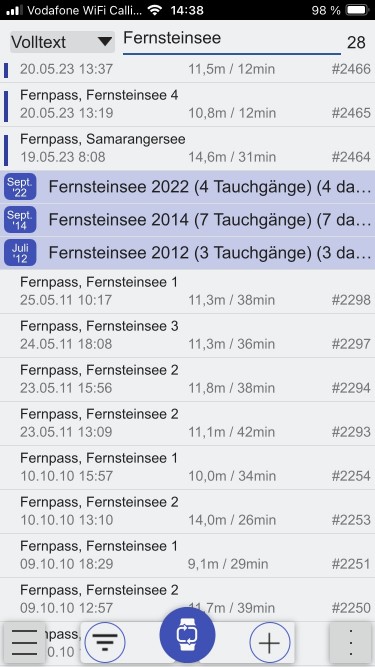 Abbildung: Filter tool