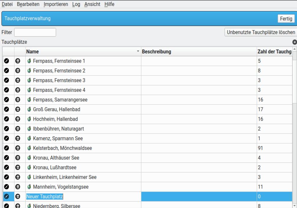 FIGURE: Add dive site