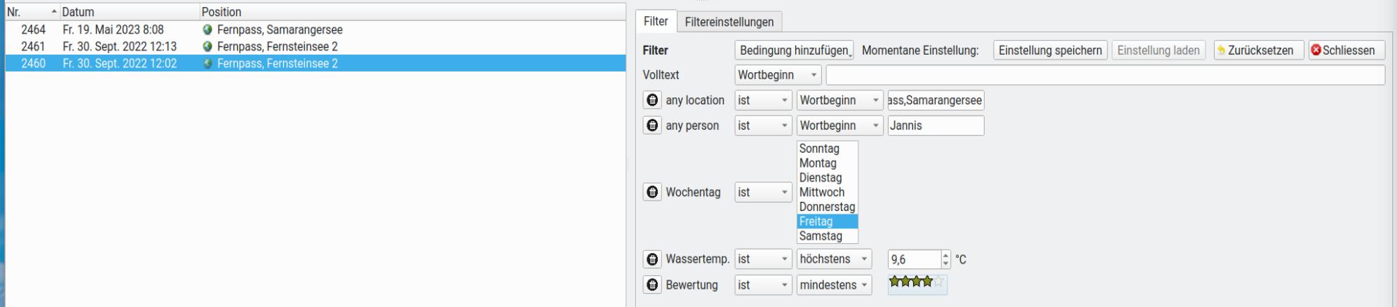 Figure: Filter: Stage 4 Filter set construction