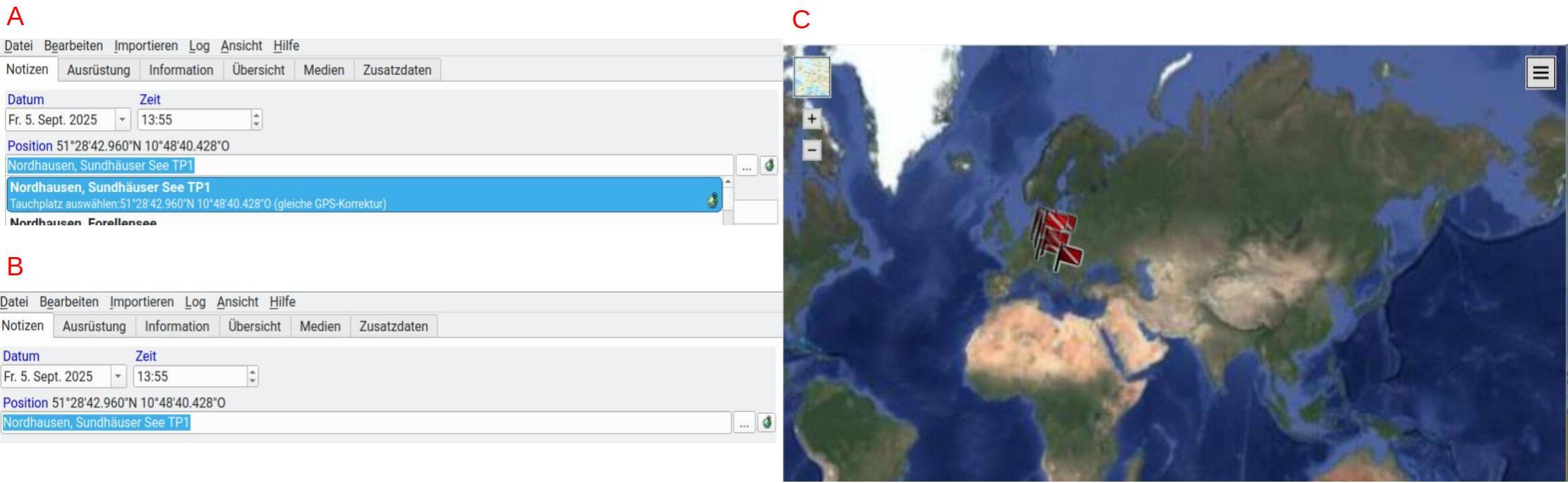 FIGURE:Location creation Feld
