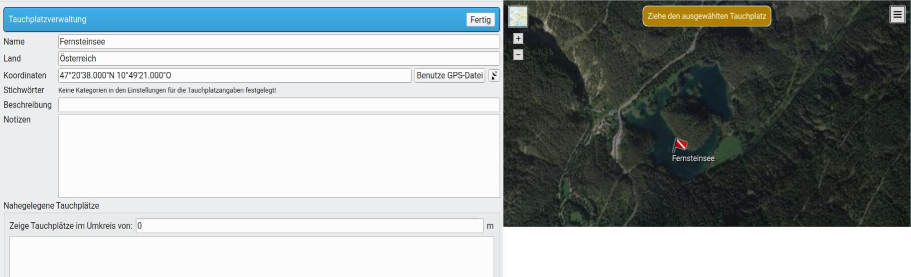 FIGURE:Location creation Feld