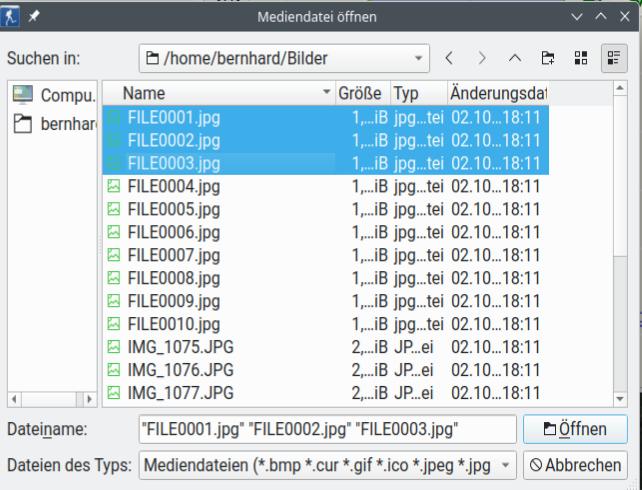 FIGURE: Load images option