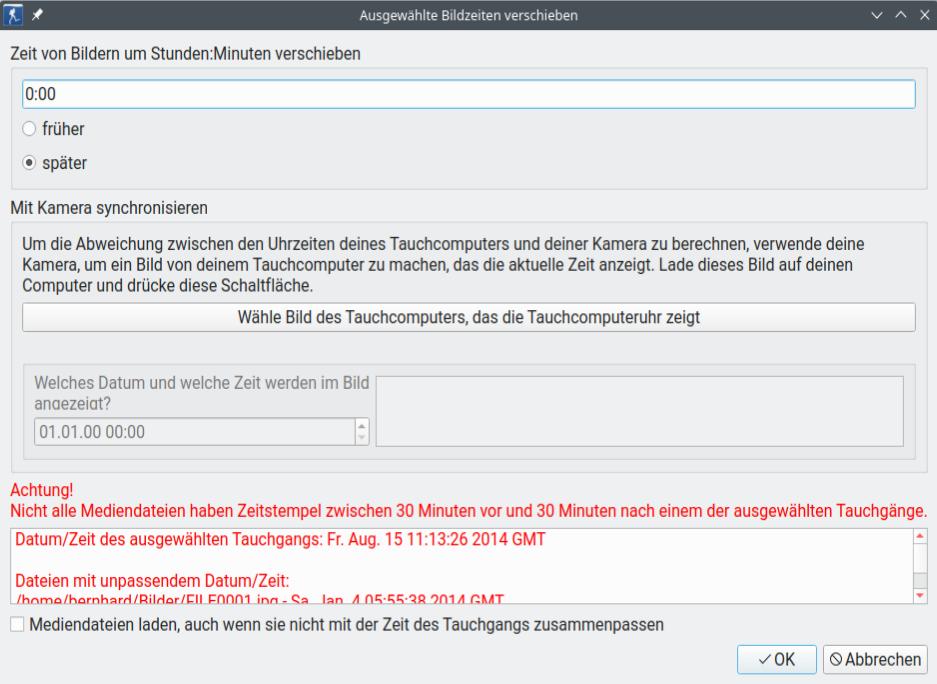 FIGURE: Synchronization dialog