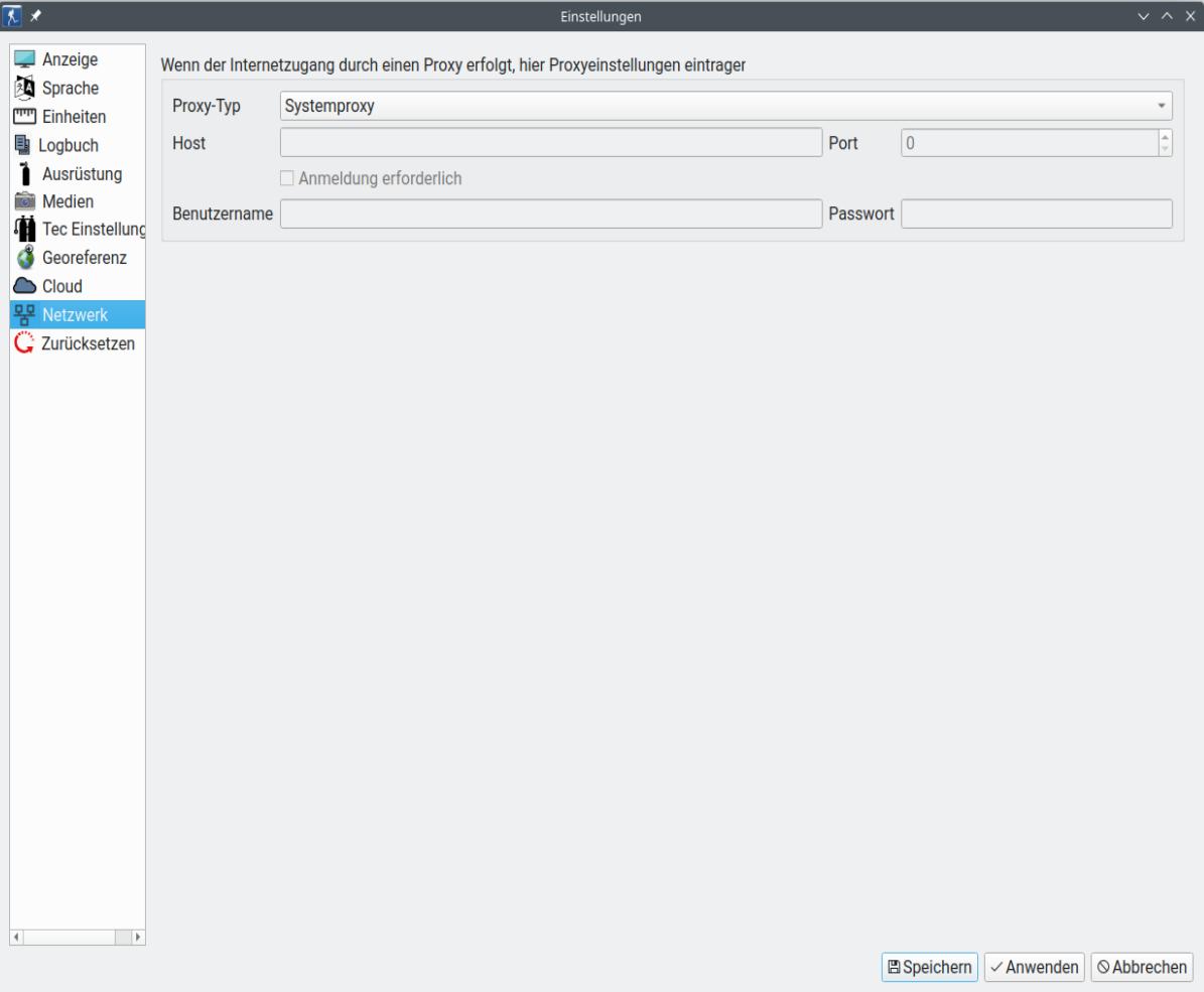 FIGURE: Preferences Network page