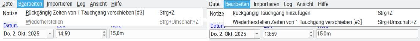 FIGURE:Performing an undo